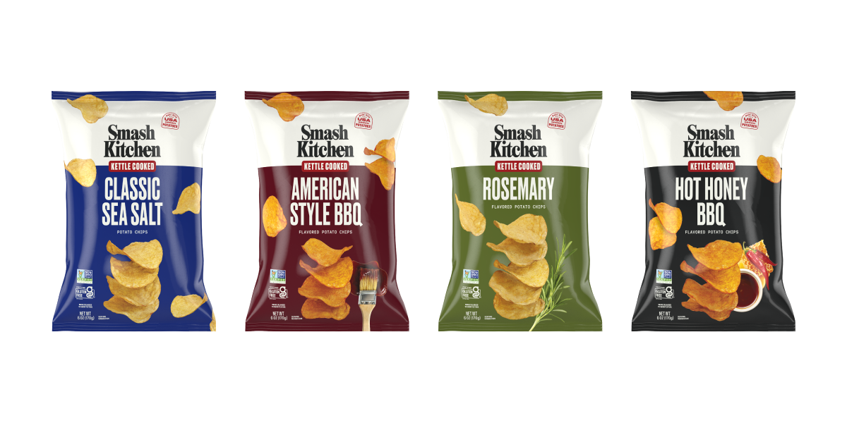 Smash Kitchen’s Kettle Potato Chips Deliver Bold Crunch and Flavor