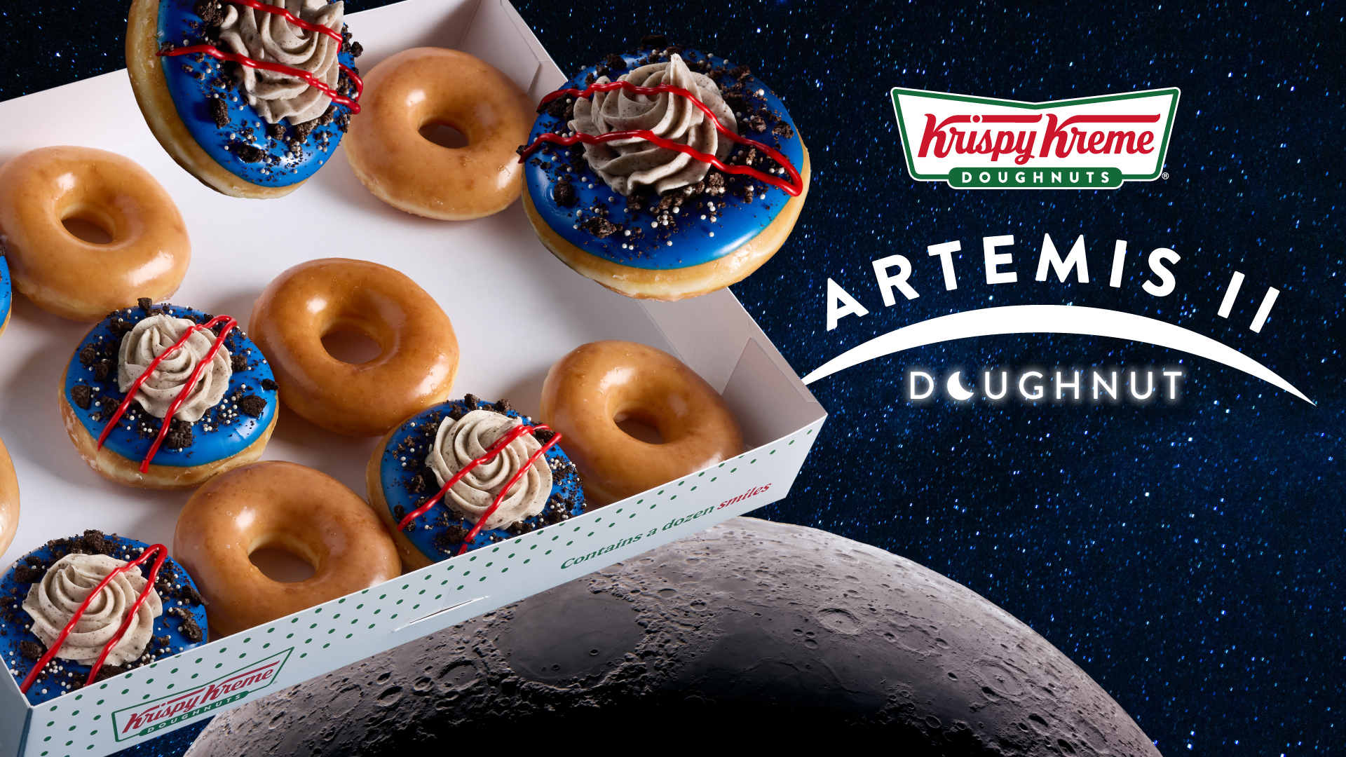 Krispy Kreme’s Artemis II Doughnut Brings Out of this World Sweetness