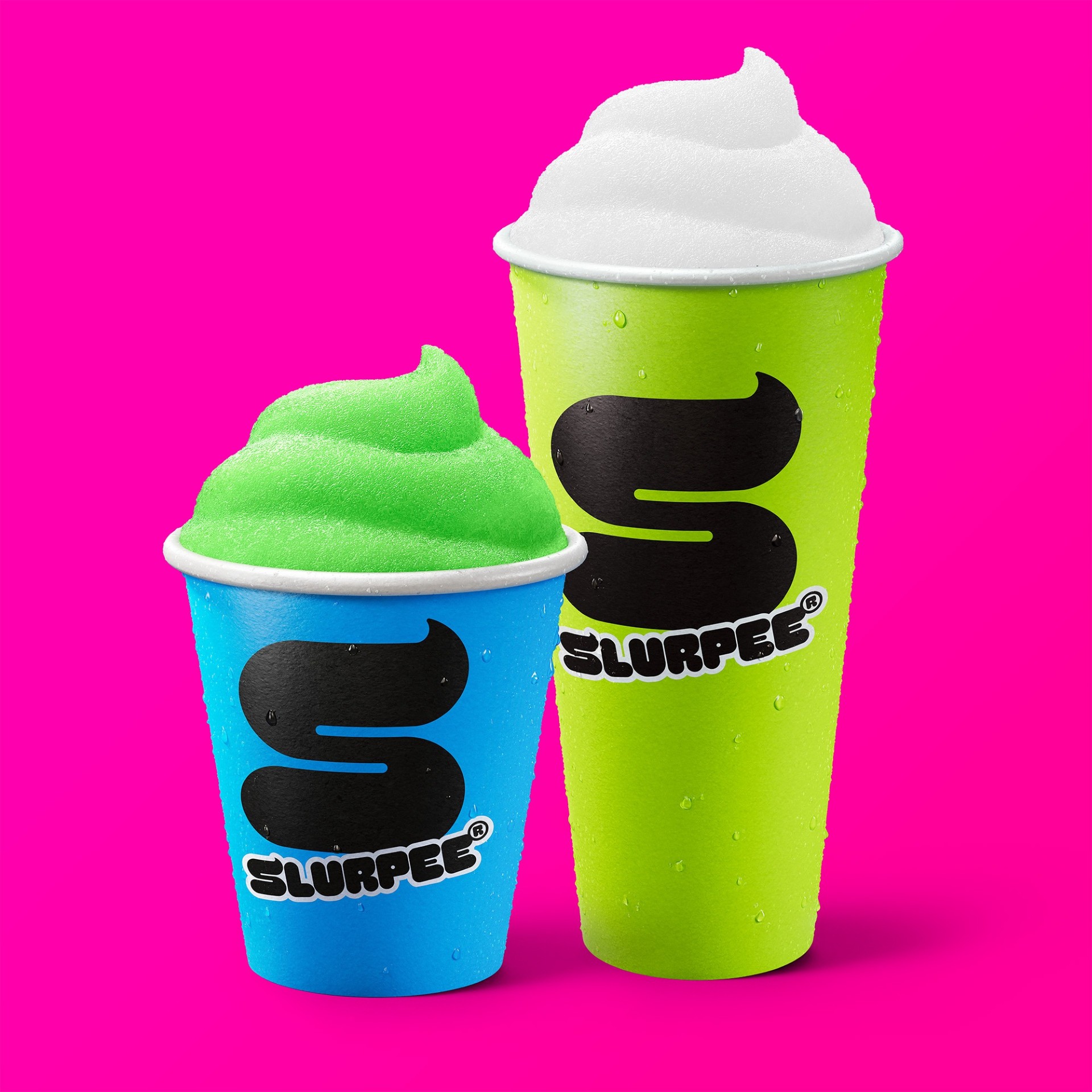 Two Slurpee drinks