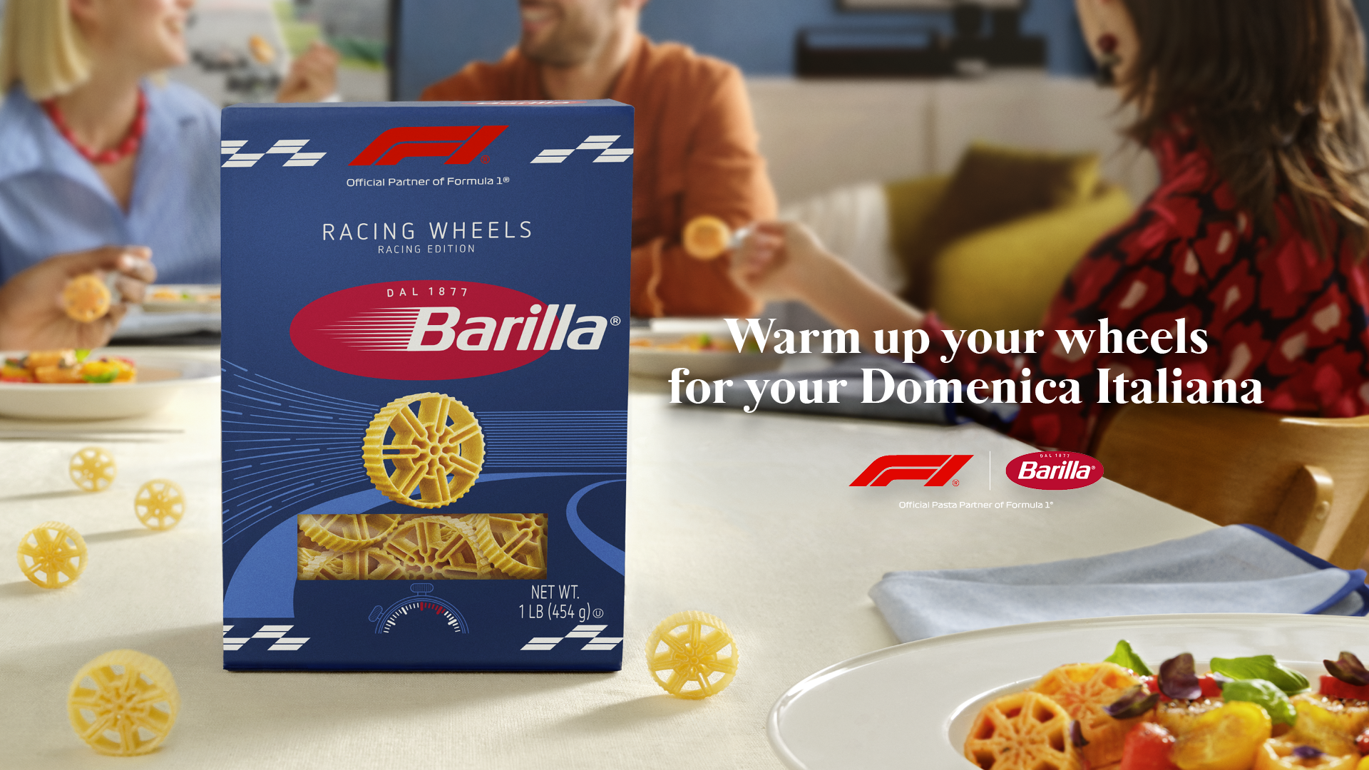 Barilla Racing Wheels Are the Innovative Shape That Speeds Pasta Recipe Creativity Forward