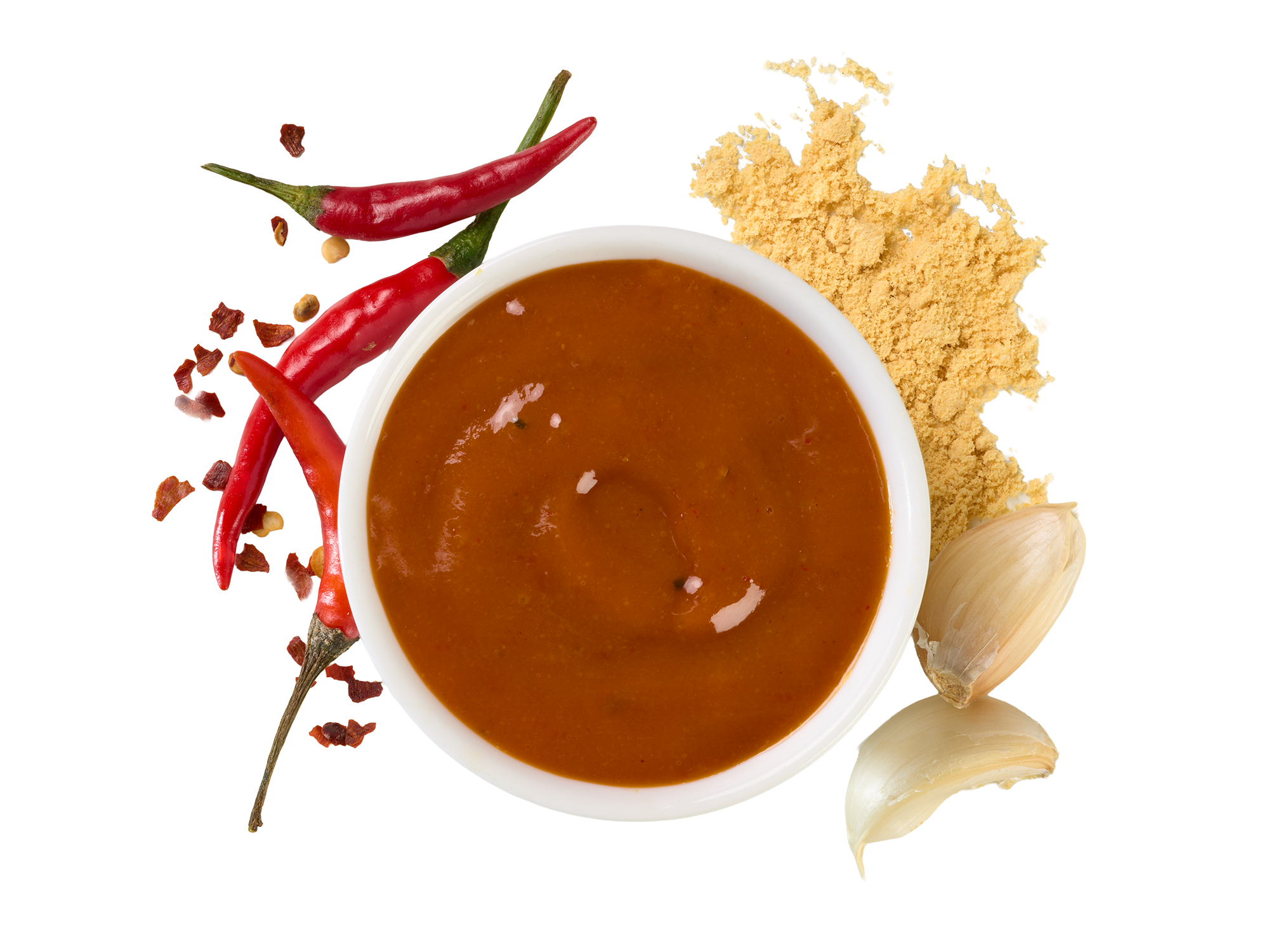 Golden Fire Sauce, chili peppers and spices