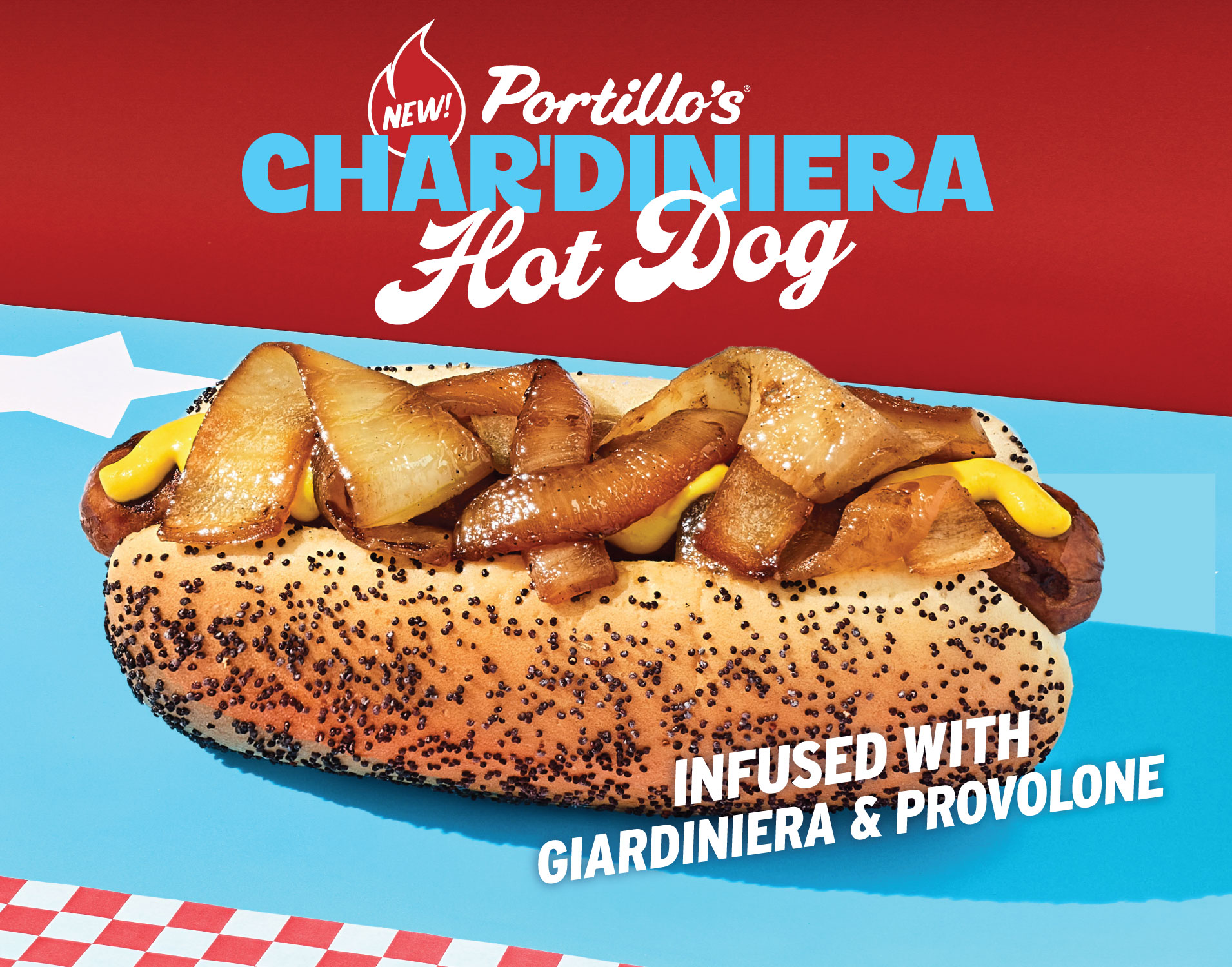 Portillo's Char’diniera hot dog