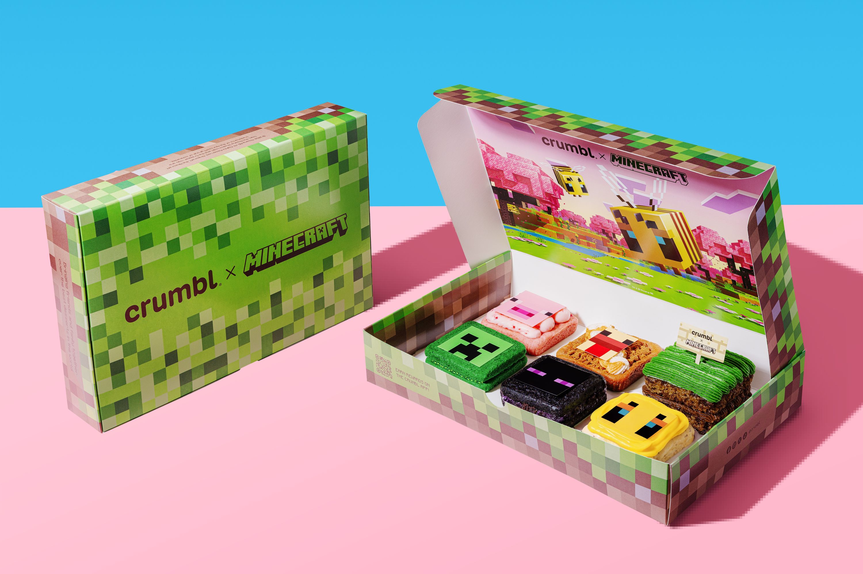 Crumbl Minecraft Cookie Collaboration Stacks Big Flavor