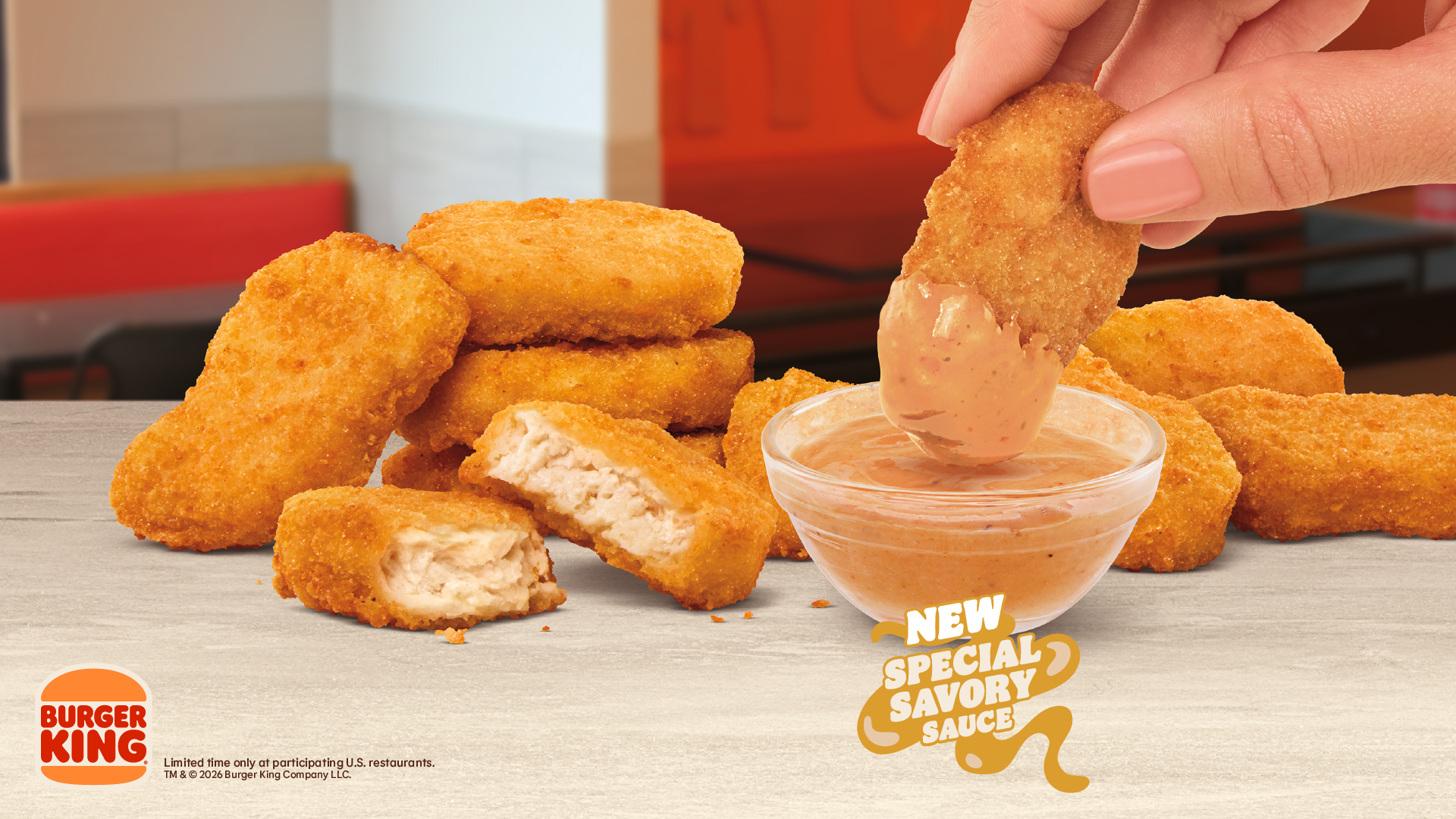 BK’s Revamped Chicken Nuggets Get a Special Savory Sauce Upgrade